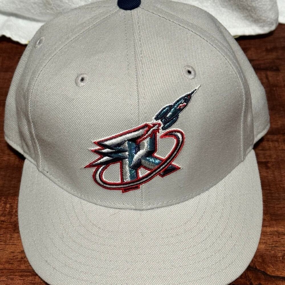 Houston Rockets Fitted Hat 7 1/8 Mitchell & Ness